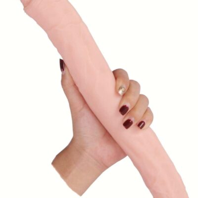 Double Ended Dildo Lesbian Sex Toys for Couples, 15 Inch Double Dildo Realistic Long Silicone Dildos for Women and Men, Waterproof Double Sided Dildo Adult Sex Toys & Games for G-spot and Anal Play