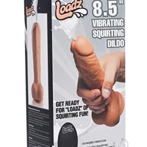 8.5 Inch Vibrating Squirting Dildo with Remote Control - Medium