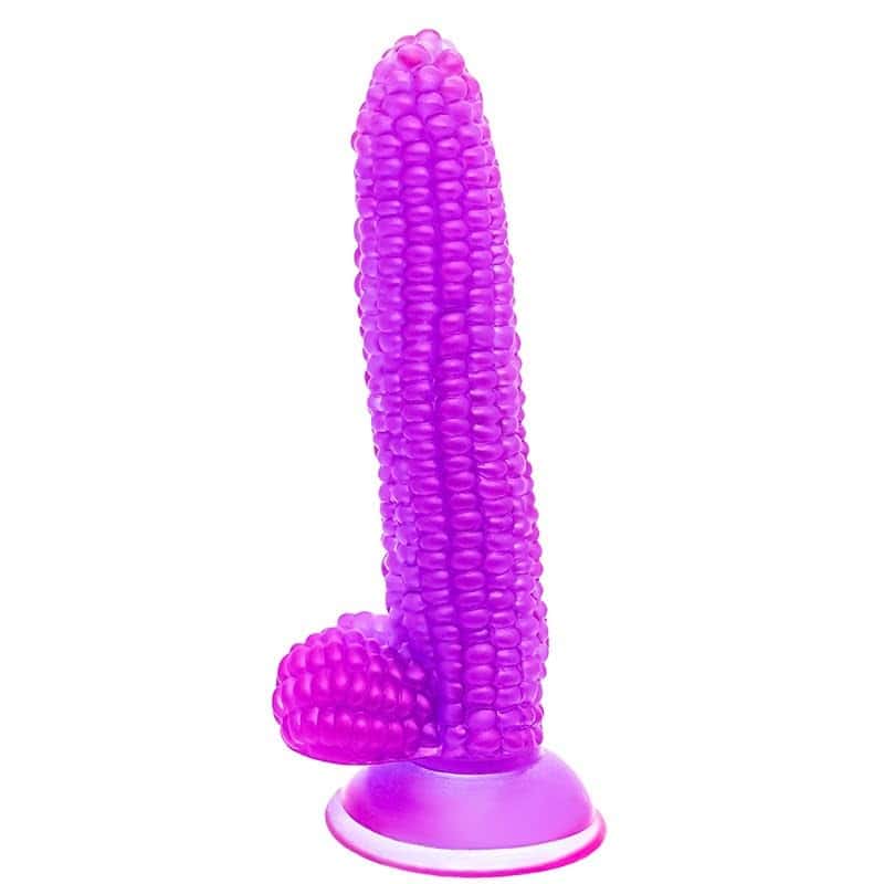 G-spot Massage Dildo, 8 inch Realistic Dildo, Corn Style Waterproof Realistic Dildo Adult Sex Toy Big Penis Cock with Suction Cup G Spot Stimulate
