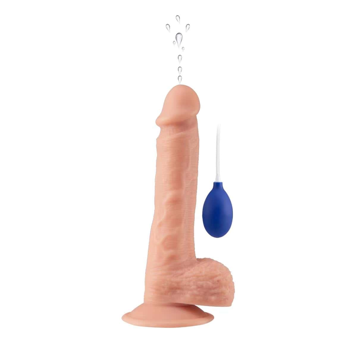 8.66in Realistic Squirting Ejaculating Dildo Penis Sex Toys Anal Dildo Huge Thick Realistic Dildo Suction Cup (General Sets)