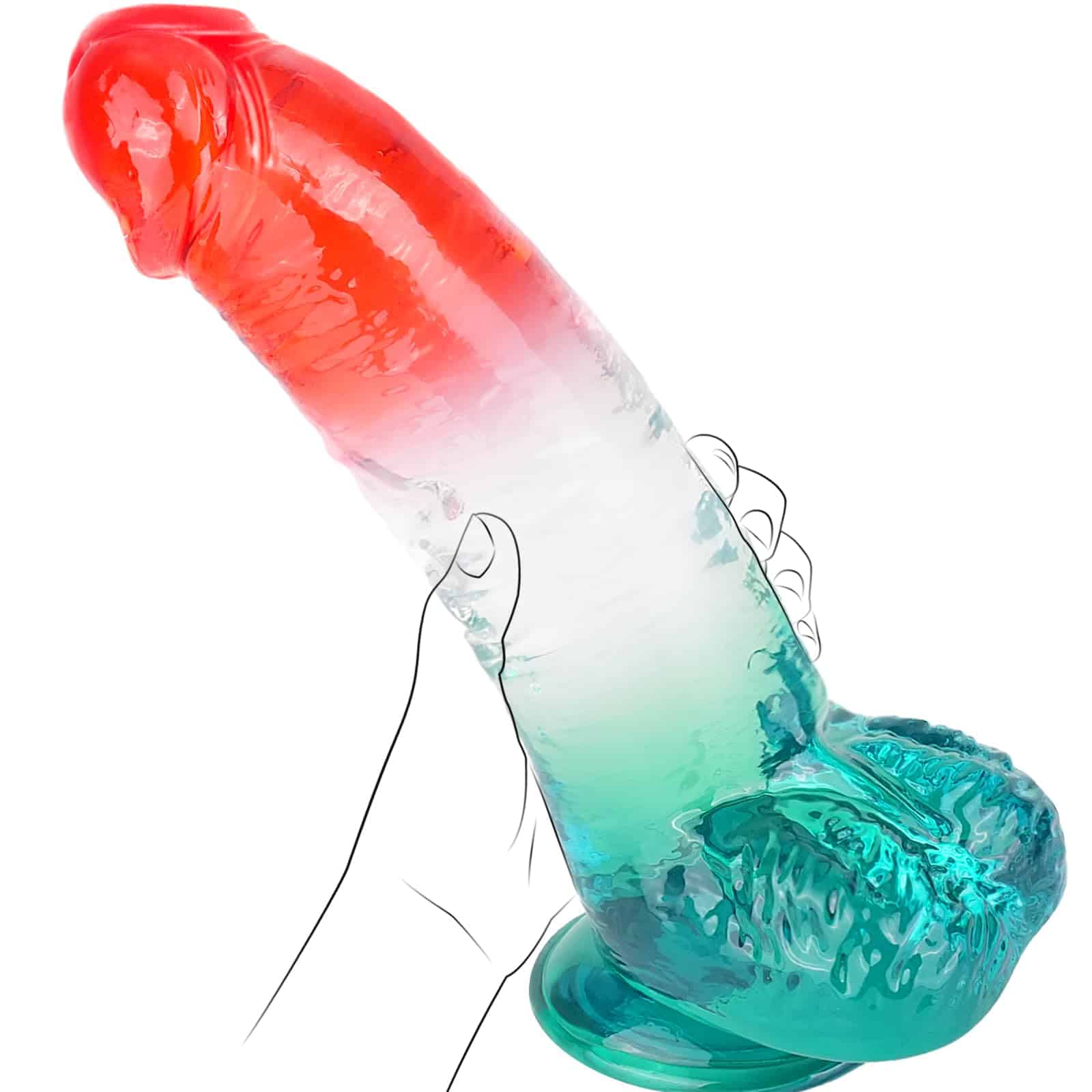 Women Sex Toys 2.35" Diameter 11" Long, XL Huge Thick Fantasy Dildo Female Sex Toy, G Spot Anal Adult Toys for Women with Strong Suction Cup, ZOOPLOU Womens Sex Sexual Stimulation Device Pleasure