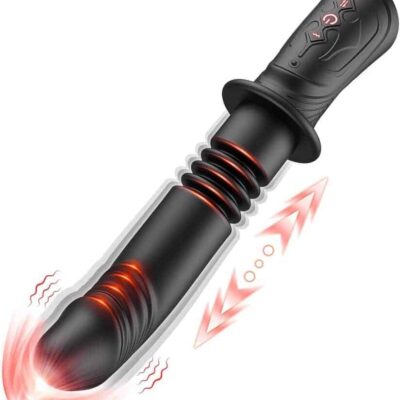 Automatic Sex Machine Thrusting Dildo Machines Sword Dildo Realistic Black Dildo Adult Sex Toy, 11 Inch Dildo Most Realistic Dildo Vibrators G Spot Clitoral Anal Stimulation with 3 Thrusting 10 Vibrating Modes,Silicone Vibrator for Men and Women