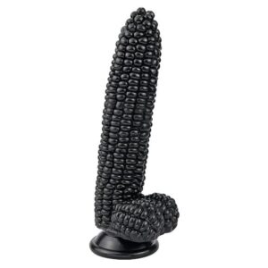 G-spot Massage Dildo, 8.26 inch Novelties Vegetable Penis, Big Realistic Cock with Suction Cup and Big Bumps, Fetish Adult Sex Toy for G-spot P-spot Stimulation (Black)