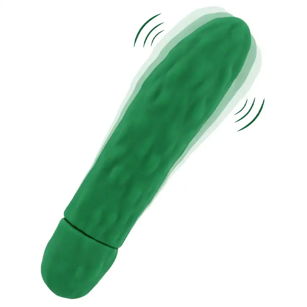 Cucumber Dildo Vibrator Green Dildo Sex Toys 5 Inch Dildo Nipple Clit Massager Female Masturbator G-spot Vagina Stimulator Sex Toys for Couple