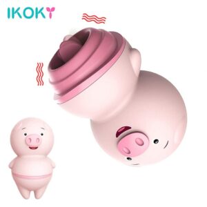 Pig Tongue Clit & Nipple Massager Vibrator