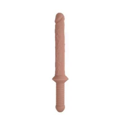 15 Inch Dildo Handle Double Sided Dildo, Long Sword Dildo Huge Long Double Headed Dildos with Handle Realistic Flexible Double Ended Adult Sex Toy