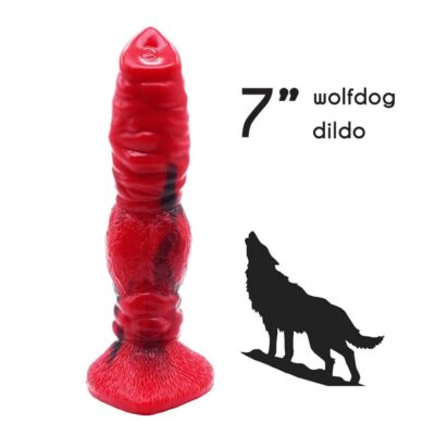 Knotted Canine Dog & Wolf Dildo