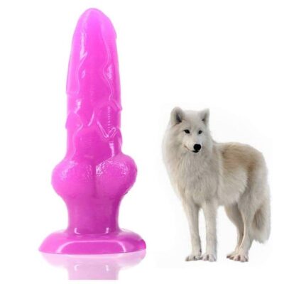 Purple Wolf Dildo Huge Dog Knot Dildo - Furry Dildo K9 Fox Dildo Plug Sex Toys